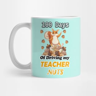 100 Days Of Driving Teacher Nuts Mug